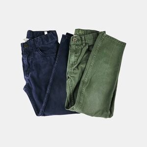 H&M Kids Skinny Jeans Set - Navy and Olive